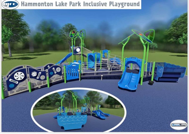 Construction at Hammonton Lake Park is underway and we are so excited